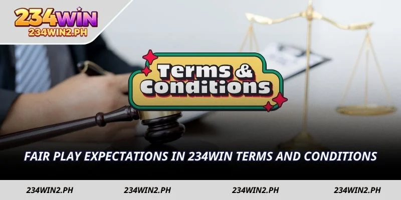 Fair play expectations in 234WIN terms and conditions