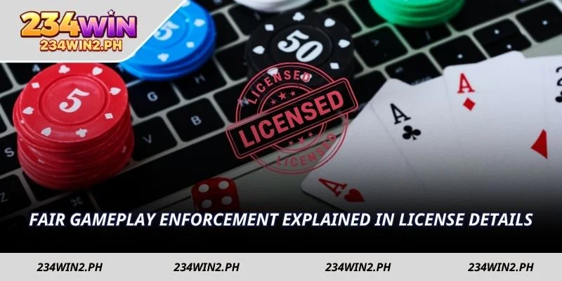 Fair gameplay enforcement explained in License details
