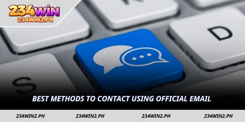 Best methods to contact using official email