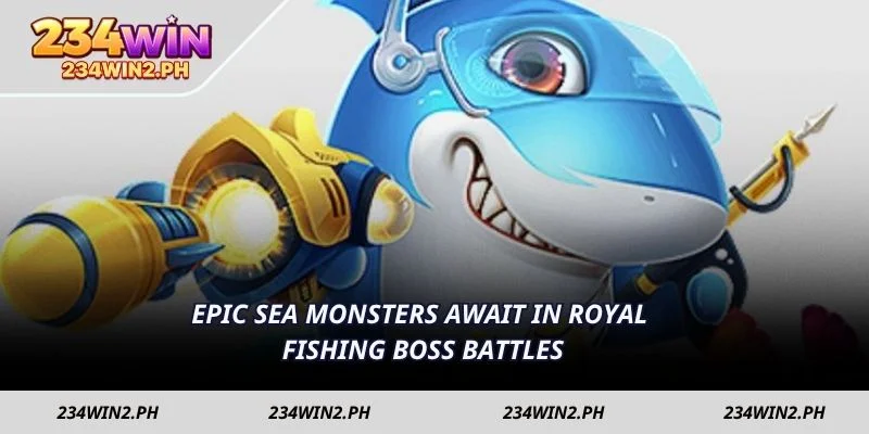 Epic sea monsters await in Royal Fishing boss battles