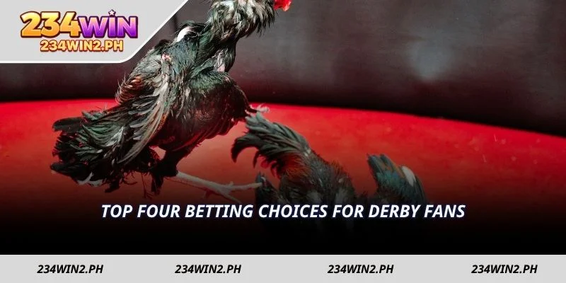 Top four betting choices for Derby fans