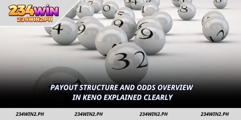 Payout structure and odds overview in Keno explained clearly