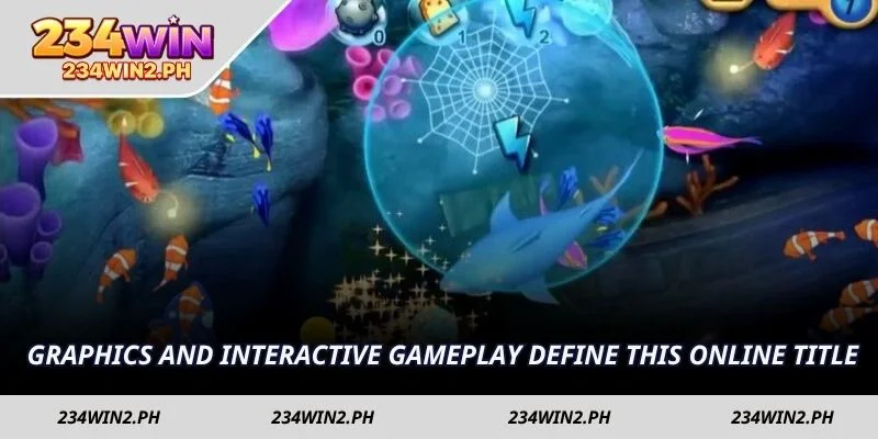 Graphics and interactive gameplay define this online title